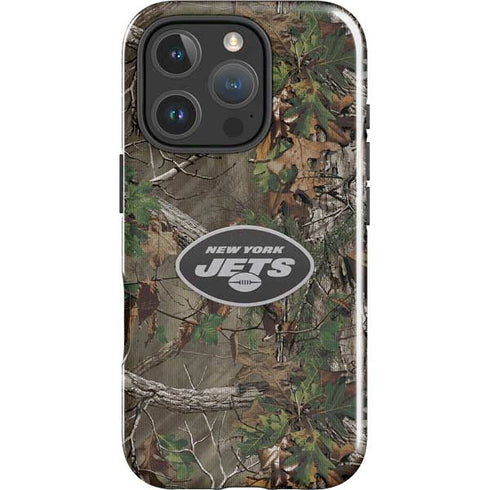 NFL New York Jets Realtree Xtra Green Camo iPhone 16 Pro Impact Case